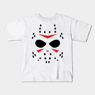 Jason Mask - White Version Kids T-Shirt